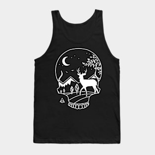 Deer skull Tank Top